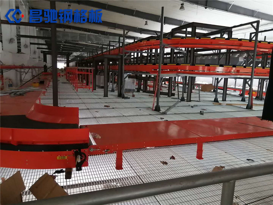 北京大興中通物流倉儲平臺鋼格板